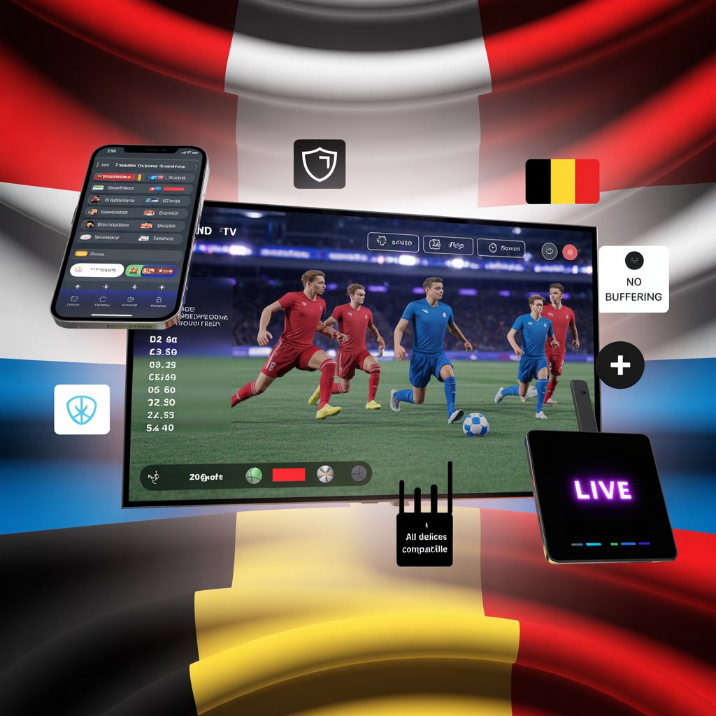 IPTV voetbal betekent: live voetbalwedstrijden streamen via internet,